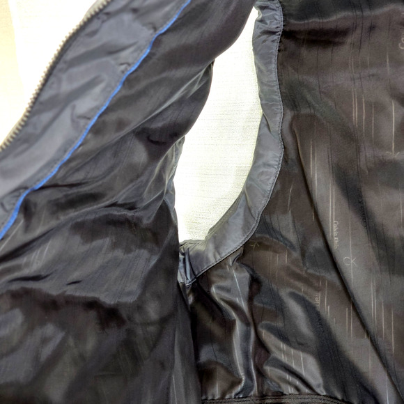 Calvin Klein Men’s Stretch Insulated Full Zip Puffer Vest Black Grey Sz XL NWOT - Picture 10 of 13